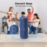 RIENOK - Altavoz Bluetooth portátil 30W, emparejamiento dual, sonid...