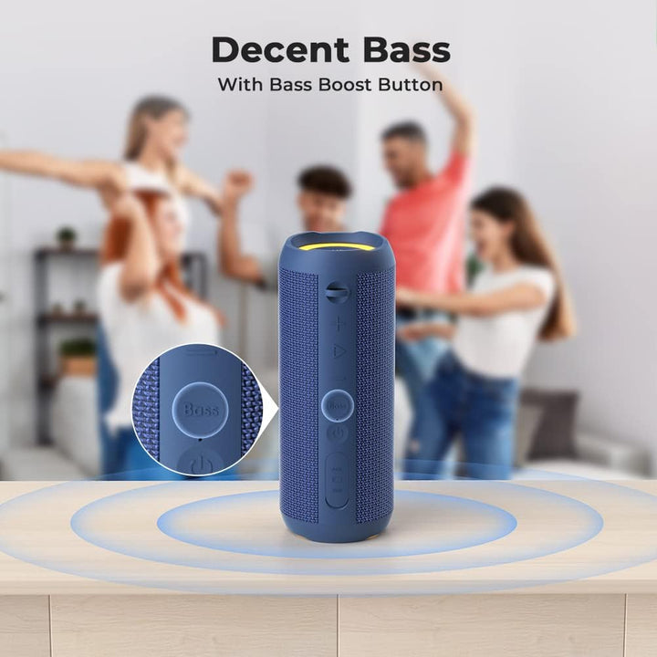 RIENOK - Altavoz Bluetooth portátil 30W, emparejamiento dual, sonid...
