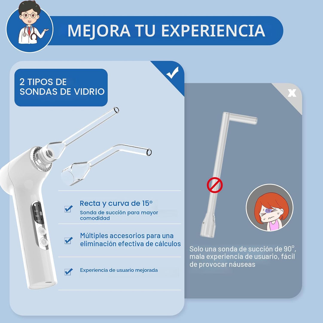 Sinkawa Removedor electrónico de piedras amígdalas mejorado, kit de...