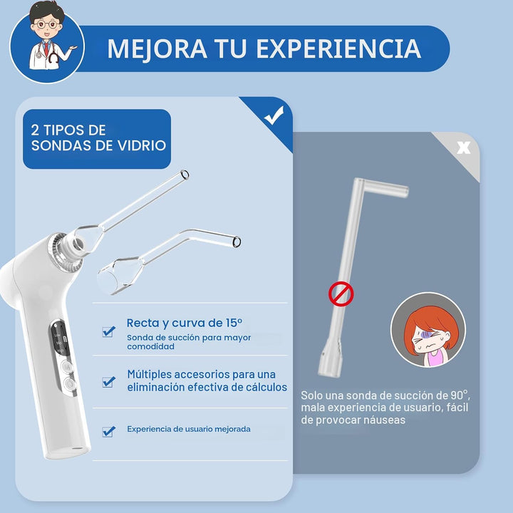 Sinkawa Removedor electrónico de piedras amígdalas mejorado, kit de...