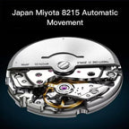 Reloj mecánico automático para hombre Specht & Söhne con cristal de zafiro, relojes automáticos para hombre de 40 mm, movimiento Miyota 8215 de Japón, resistente al agua hasta 50 m