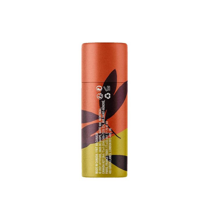 ATTITUDE Bálsamo labial sin plástico con protección solar SPF 15, v...