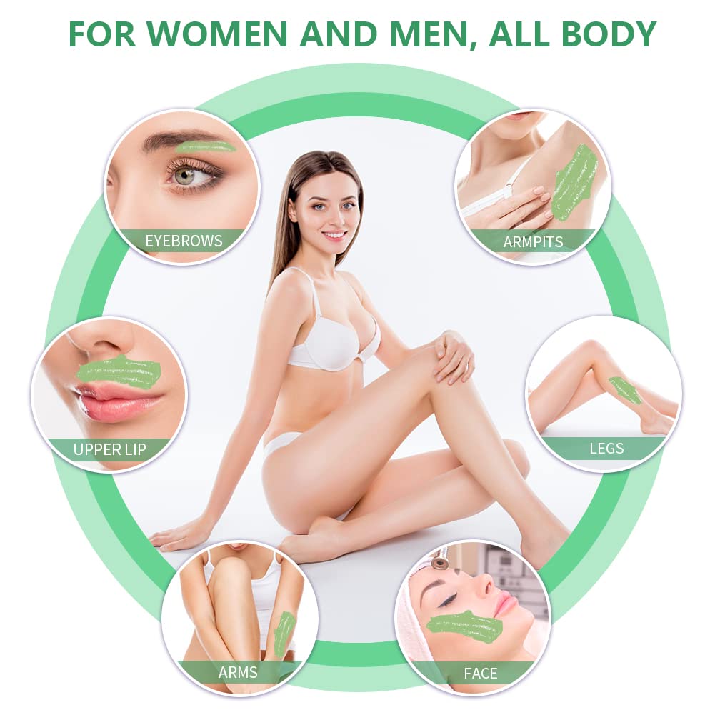 Bestidy Perlas de cera dura para depilación \u2013 35.27 oz de gran...