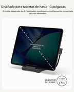 Satechi OntheGo Hub plegable USB-C de soporte, pantalla HDMI 4K/60Hz, negro