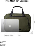 ALPAKA Bravo Brief - Portafolio para laptop de 16 pulgadas, bolsa de hombro de negocios con protección contra la intemperie, bolsa de mensajero para hombres para trabajo y viajes