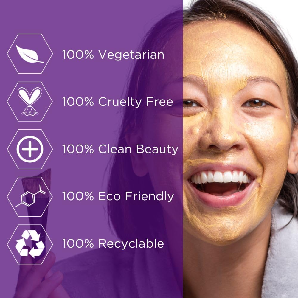 Hey Honey Skin Care Show Your Glow Máscara facial coloidal de miel...