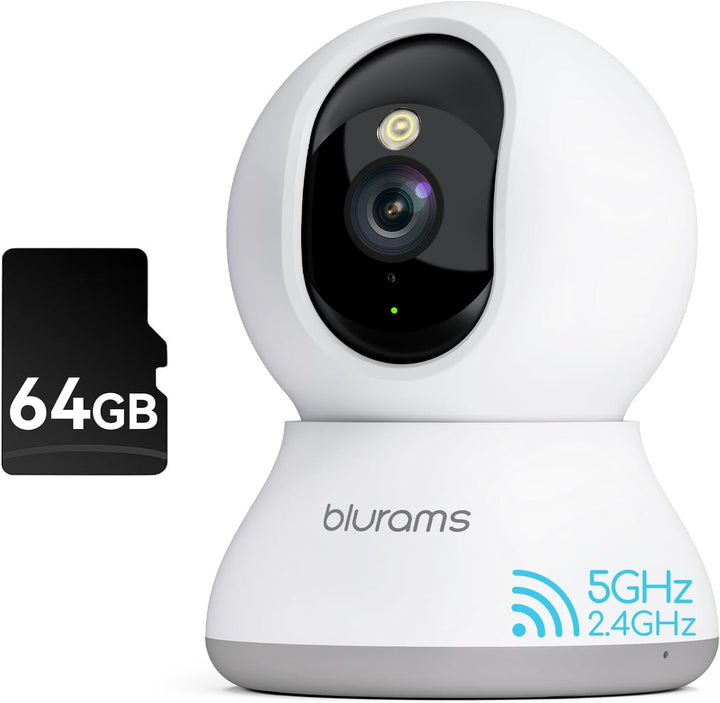 blurams Cámara de seguridad 2K, monitor para bebé, cámara para perr...