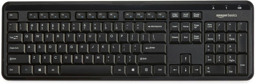 Amazon Basics Combo de teclado y mouse inalámbricos de 24