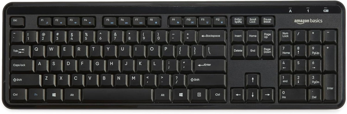 Amazon Basics Combo de teclado y mouse inalámbricos de 24