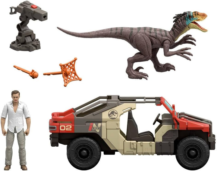 Mattel Jurassic World - Vehículo de renacimiento con 1