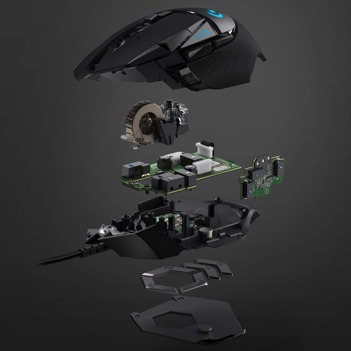 Logitech G 502 HERO Ratón para juegos con cable de alto rendimiento...