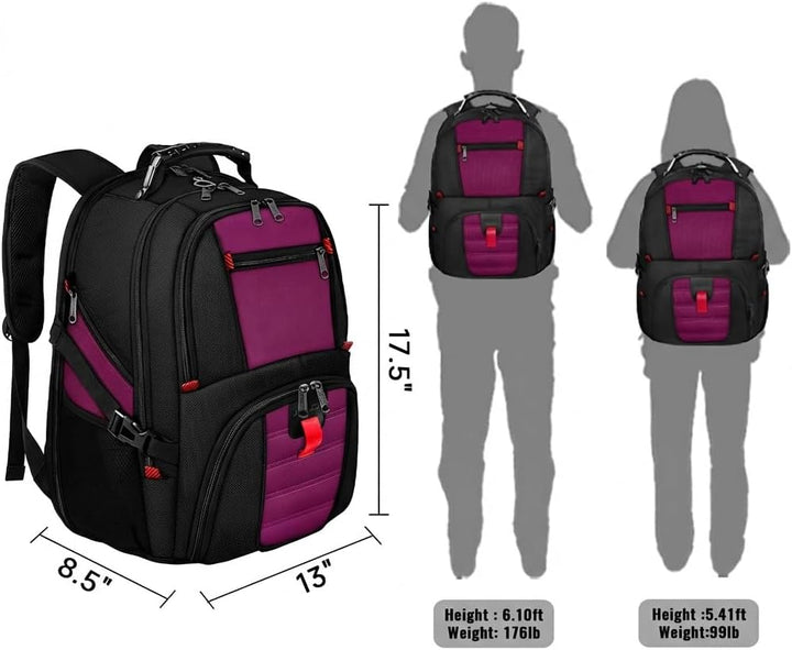 YOREPEK - Mochila de viaje extra grande de 50L, mochilas para portá...