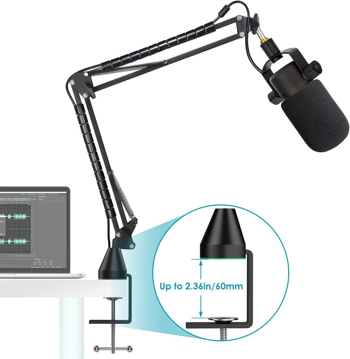 YOUSHARES - Soporte Rode Podmic con filtro pop - Brazo de pluma par...