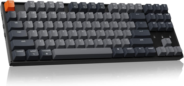 Keychron Teclado mecánico inalámbrico K8 Tenkeyless para Mac, retro...
