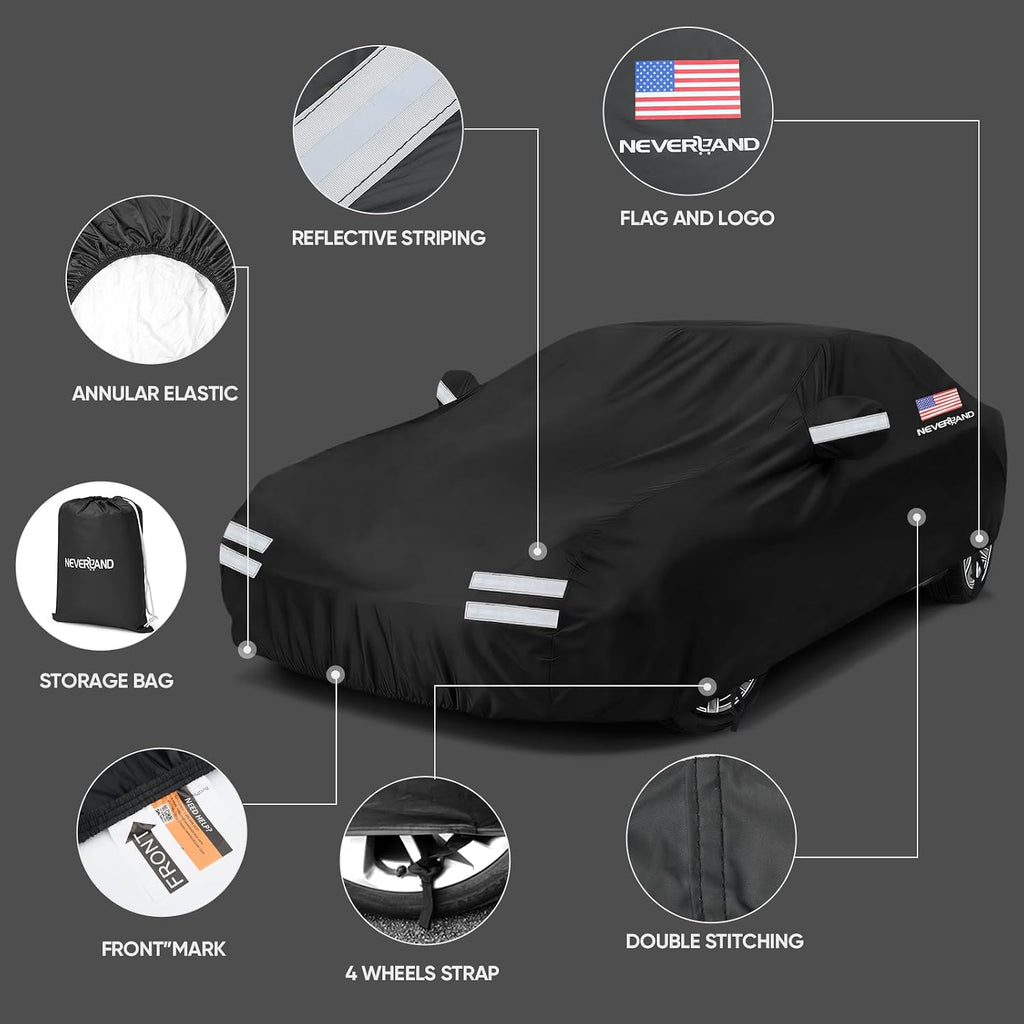 NEVERLAND Funda impermeable para automóvil para todo tipo de clima