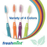 FRESHMINT Cepillos de dientes de alta calidad envueltos individualm...