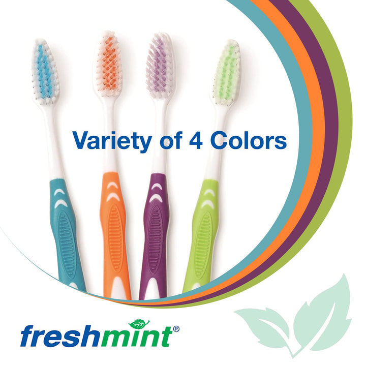 FRESHMINT Cepillos de dientes de alta calidad envueltos individualm...