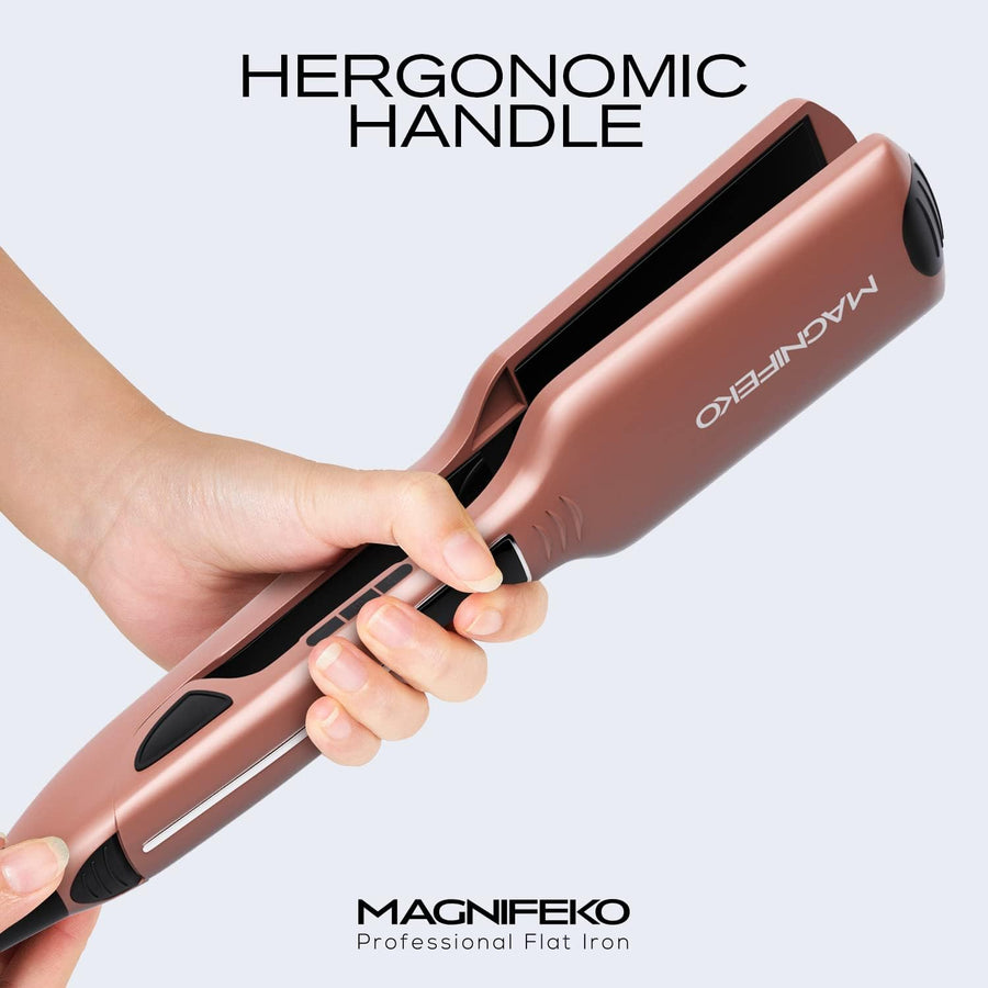 Magnifeko Plancha profesional de plancha plana para el cabello, con...