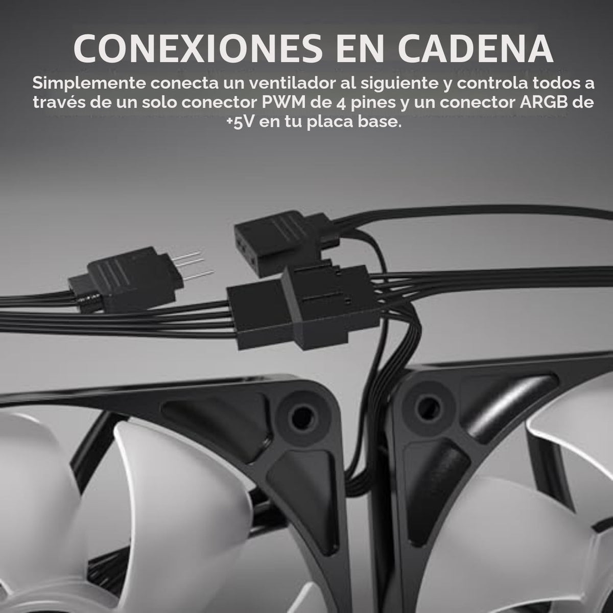 Ventiladores CORSAIR RS120 ARGB de 120 mm PWM \u2013 Conexión Daisy...