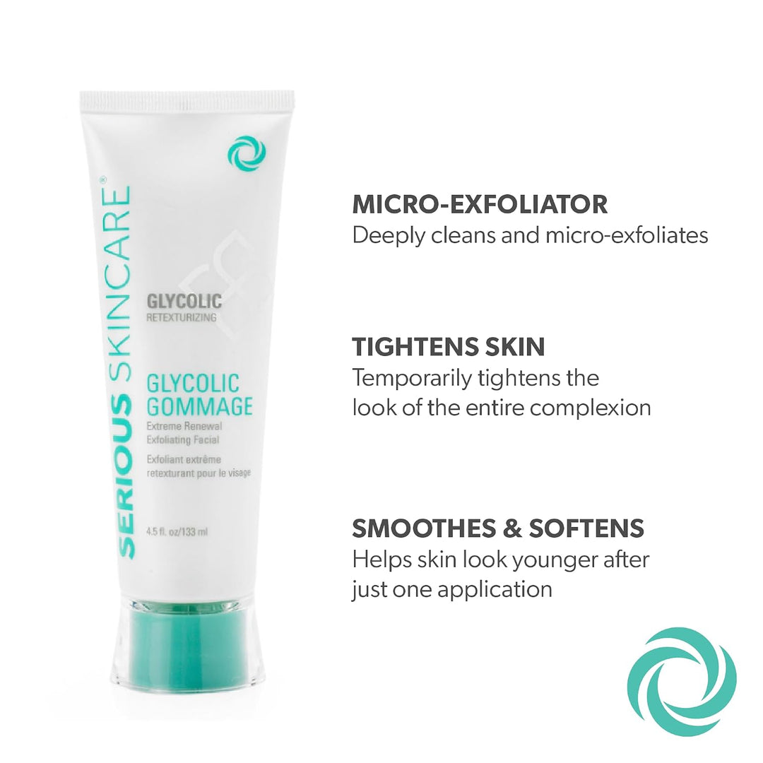 Serious Skincare - Set de piel radiante glicólica - Mejora la apari...