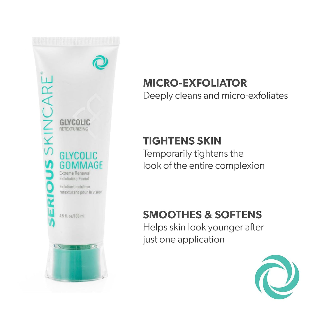 Serious Skincare - Set de piel radiante glicólica - Mejora la apari...