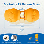 Chewise - Soporte para Bully Sticks, soporte mejorado para Bully Sticks, máxima seguridad resistente, dispositivo de seguridad libre de BPA para prevenir asfixia, se adapta a varios Bully