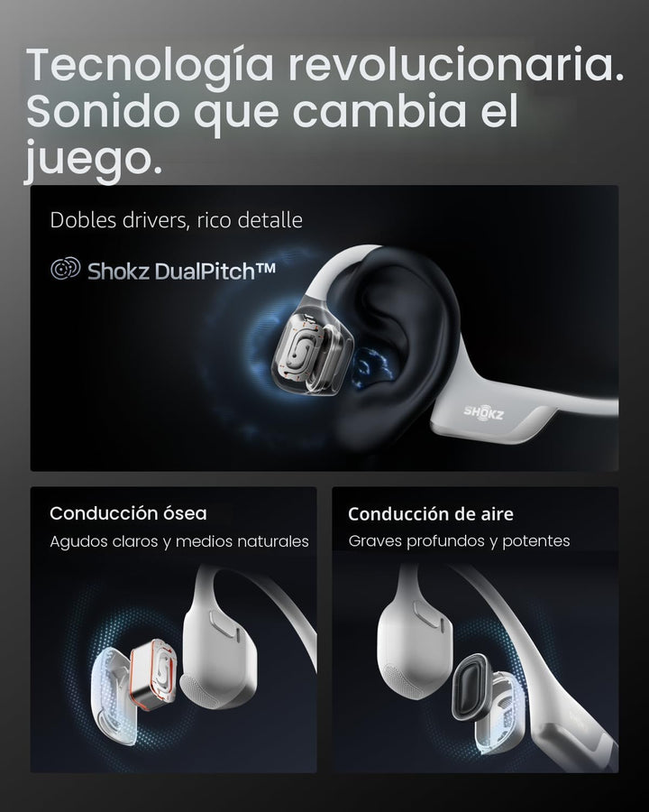 SHOKZ Nuevos OpenRun Pro 2 Mini - Auriculares deportivos de oído ab...