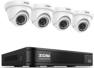 Sistema de cámaras de seguridad ZOSI 1080P H.265+ para el hogar, 5M...