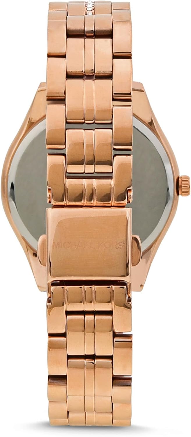 Michael Kors Lauryn Reloj para Mujeres, Reloj de Pulsera de Acero Inoxidable para Mujeres