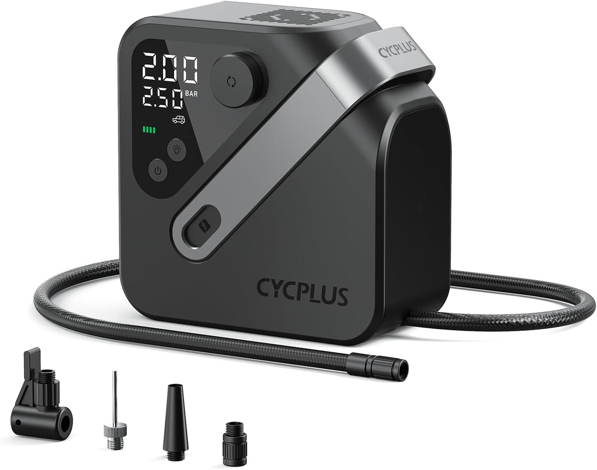 CYCPLUS AL7 Inflador de neumáticos, compresor de aire portátil para...