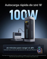 CUKTECH NO.20 Cargador portátil de 140W, banco de energía de 25,000...