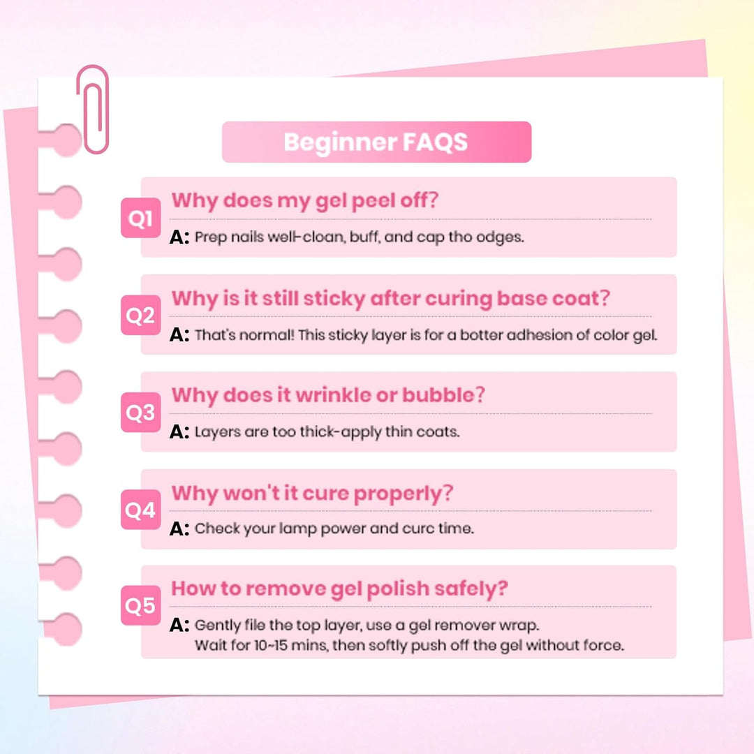 Beetles - Kit de esmalte de uñas de gel con luz UV \u2013 Kit de uñ...