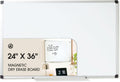 U Brands Tablero blanco magnético grande de 24 x 36 pulgadas