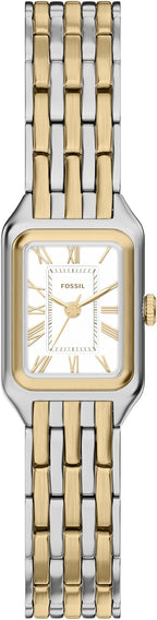 Fossil Raquel - Reloj de cuarzo y acero inoxidable para mujer, con tres manecillas
