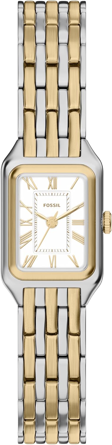 Fossil Raquel - Reloj de cuarzo y acero inoxidable para mujer, con tres manecillas