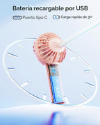 SWEETFULL Mini Ventilador Portátil \u2013 Ventilador de Mano Recarg...