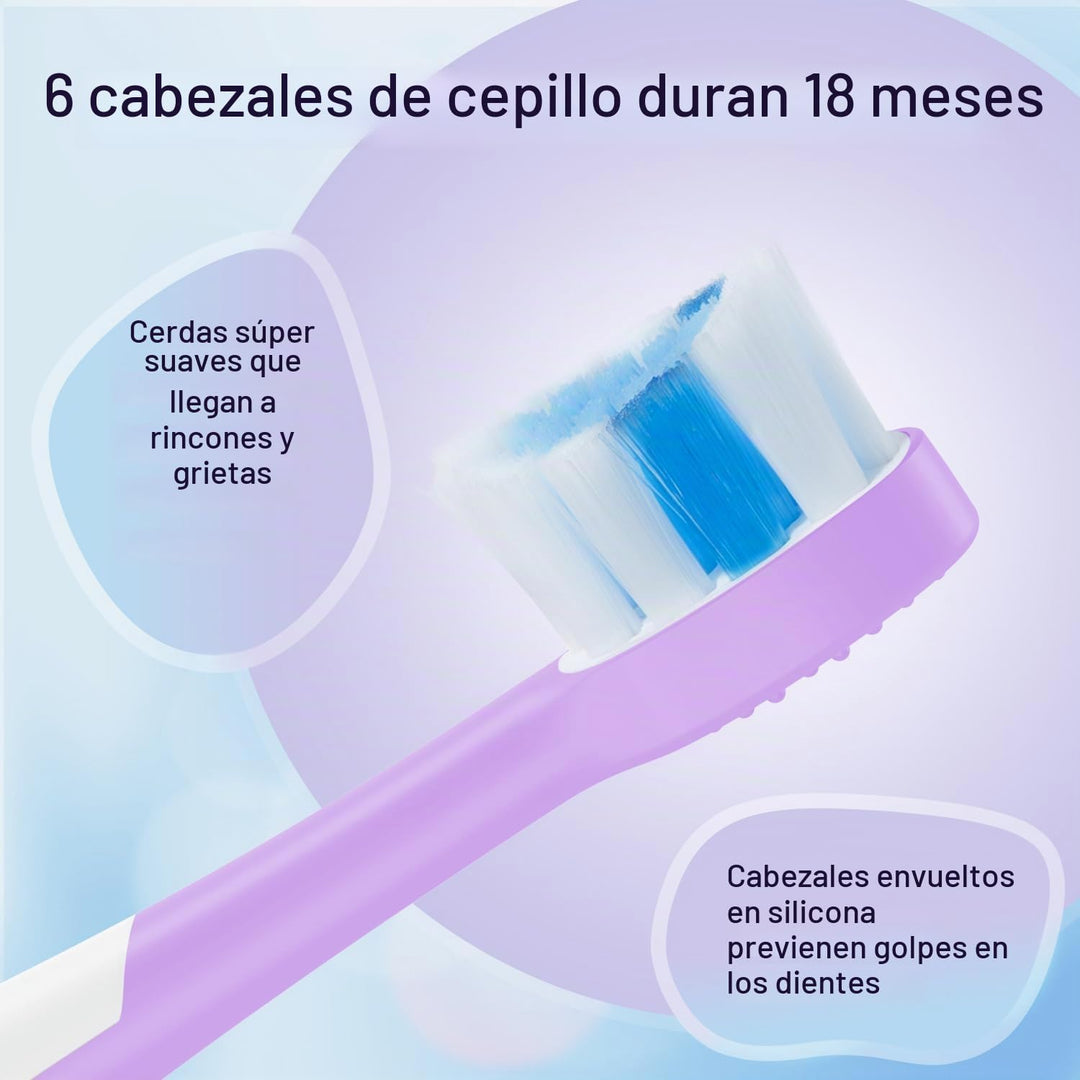 FUMEIKANG Cepillos de dientes eléctricos para niños, cepillo de die...