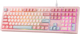 MechLands Aula S102 - Teclado de membrana para juegos con teclado n...