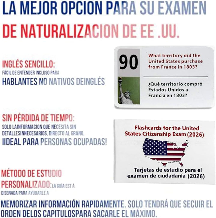 2026 US Civic Test Shorthand Card-128 US Citizenship Test