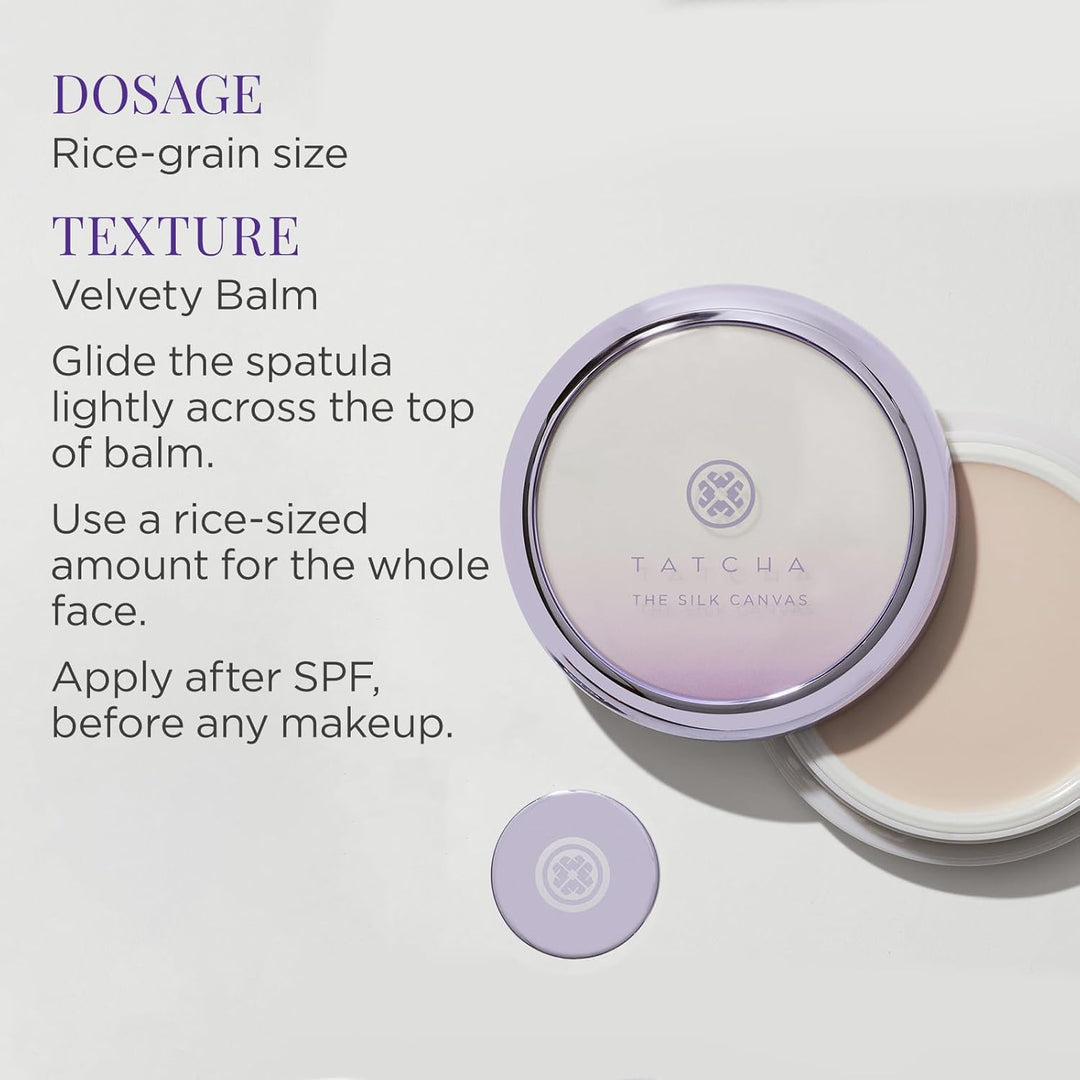 Tatcha The Silk Canvas | Imprimación sin poros para maquillaje faci...