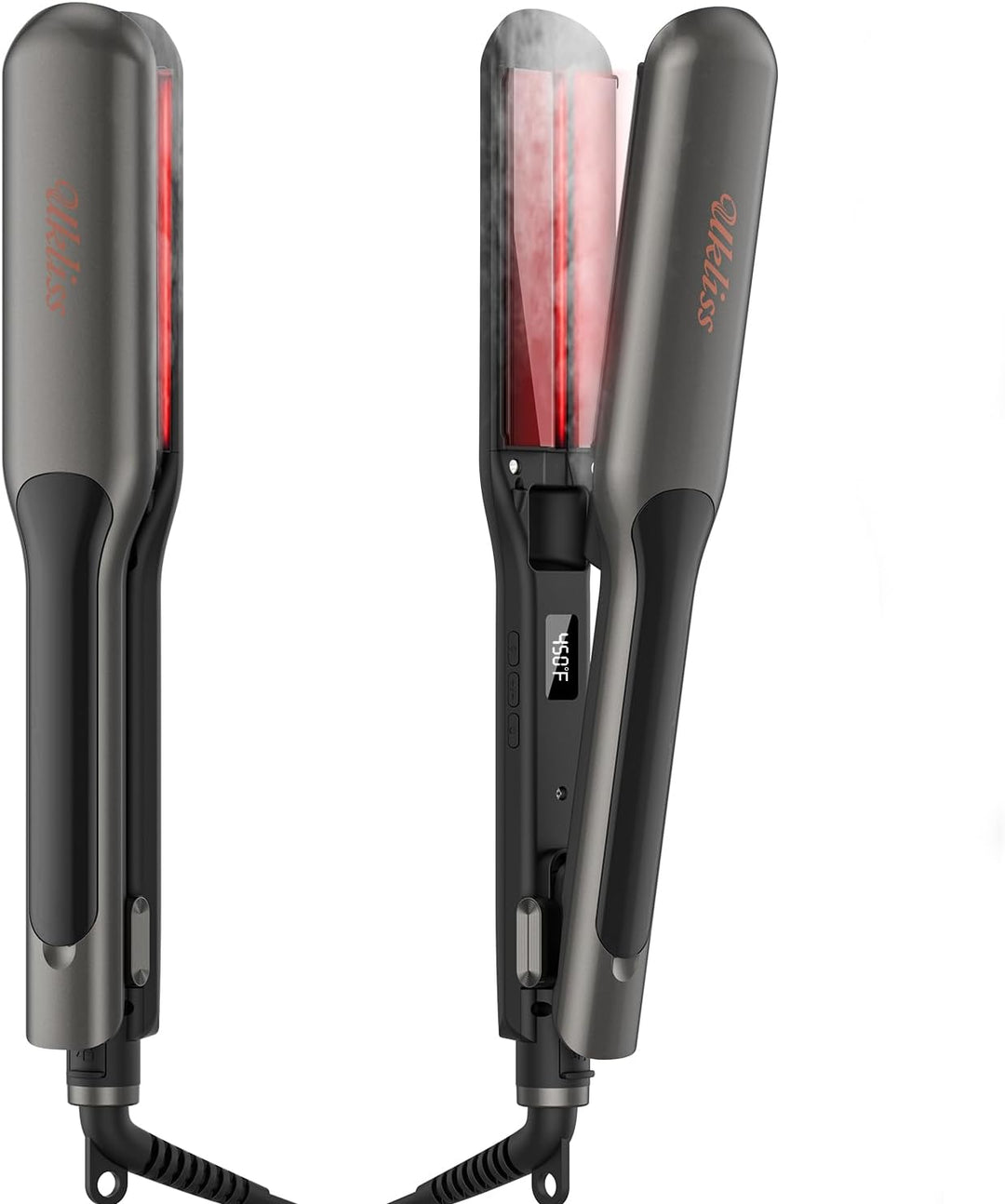 UKLISS Plancha de pelo profesional de 2 pulgadas de ancho | Vapor d...