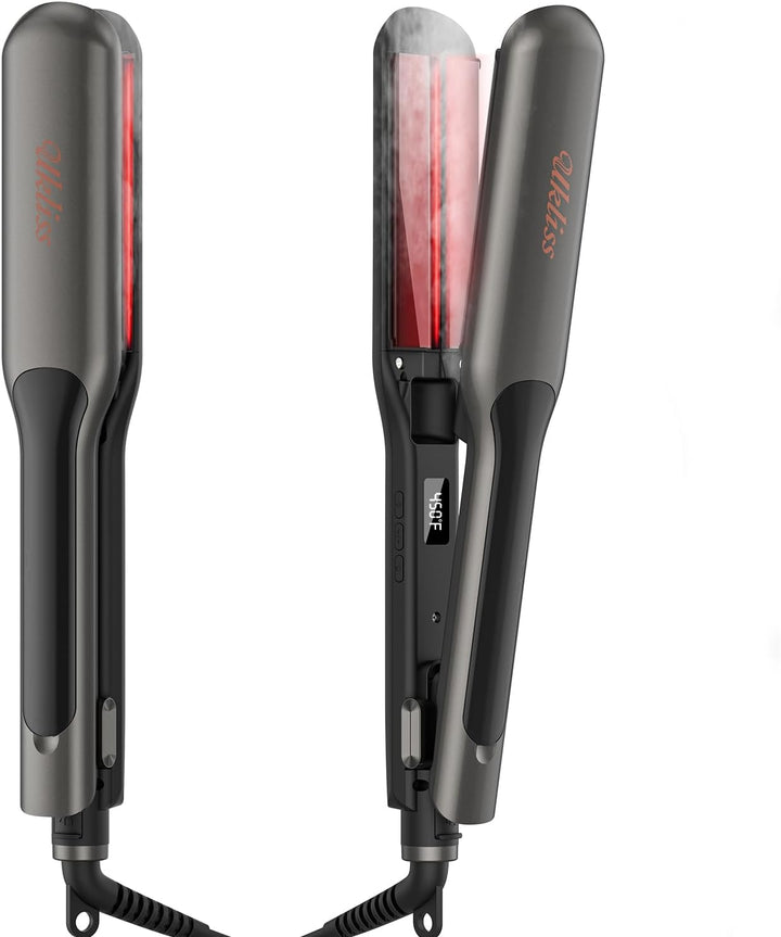 UKLISS Plancha de pelo profesional de 2 pulgadas de ancho | Vapor d...
