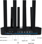 Wiflyer Enrutador 4G LTE, módulo CAT 4 EC25 300Mbps con ranura