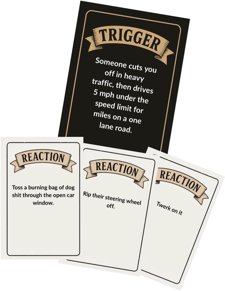 Let that Sh*t Go - El juego de fiesta para adultos emocionalmente desquiciados | Asa a tus amigos | 400 cartas | A partir de 17 años | 3 a 10 jugadores | Divertido juego de cartas para adultos