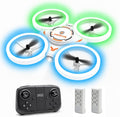 Drone para niños Luz LED RC Quadcopter Hélice Protección Completa Fácil