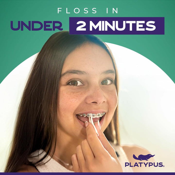 Platypus - Hilo dental de ortodoncia para aparatos ortopédicos, 30...