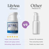 LilyAna Naturals Crema facial de retinol antienvejecimiento para mu...