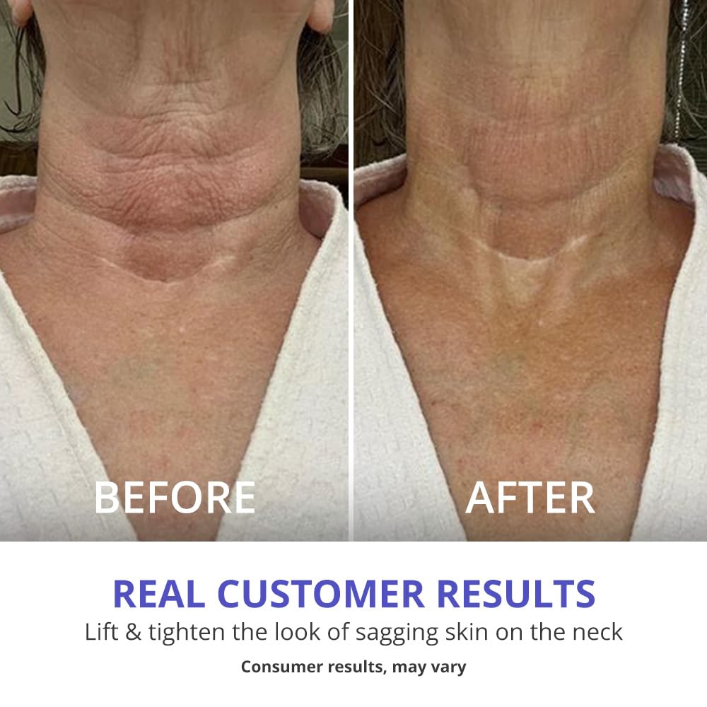 Crema hidratante para cuello y pecho goPure para reafirmar, tensar...