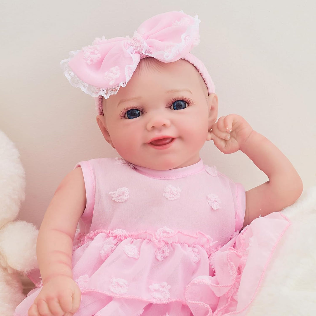 FOCKOF Realistic Reborn Baby Dolls-18 Inch Realistic Baby Doll Girl...