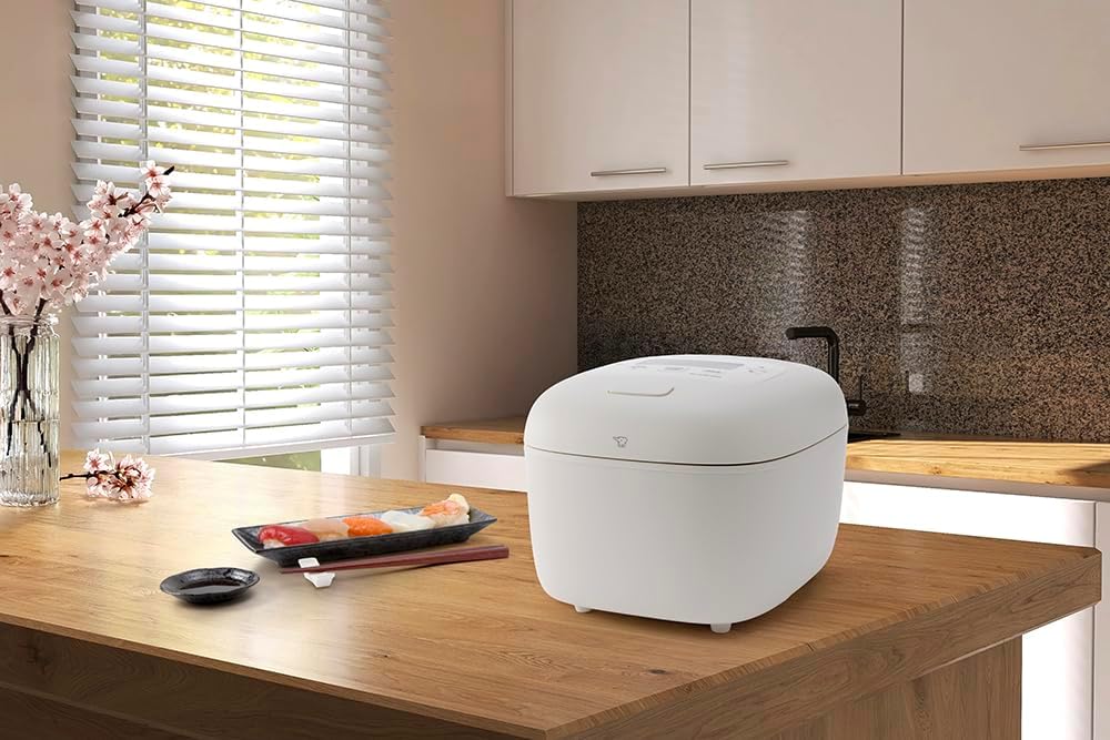 Zojirushi NL-EAC18WA Micom Arrocera y calentador de 10 tazas, blanco